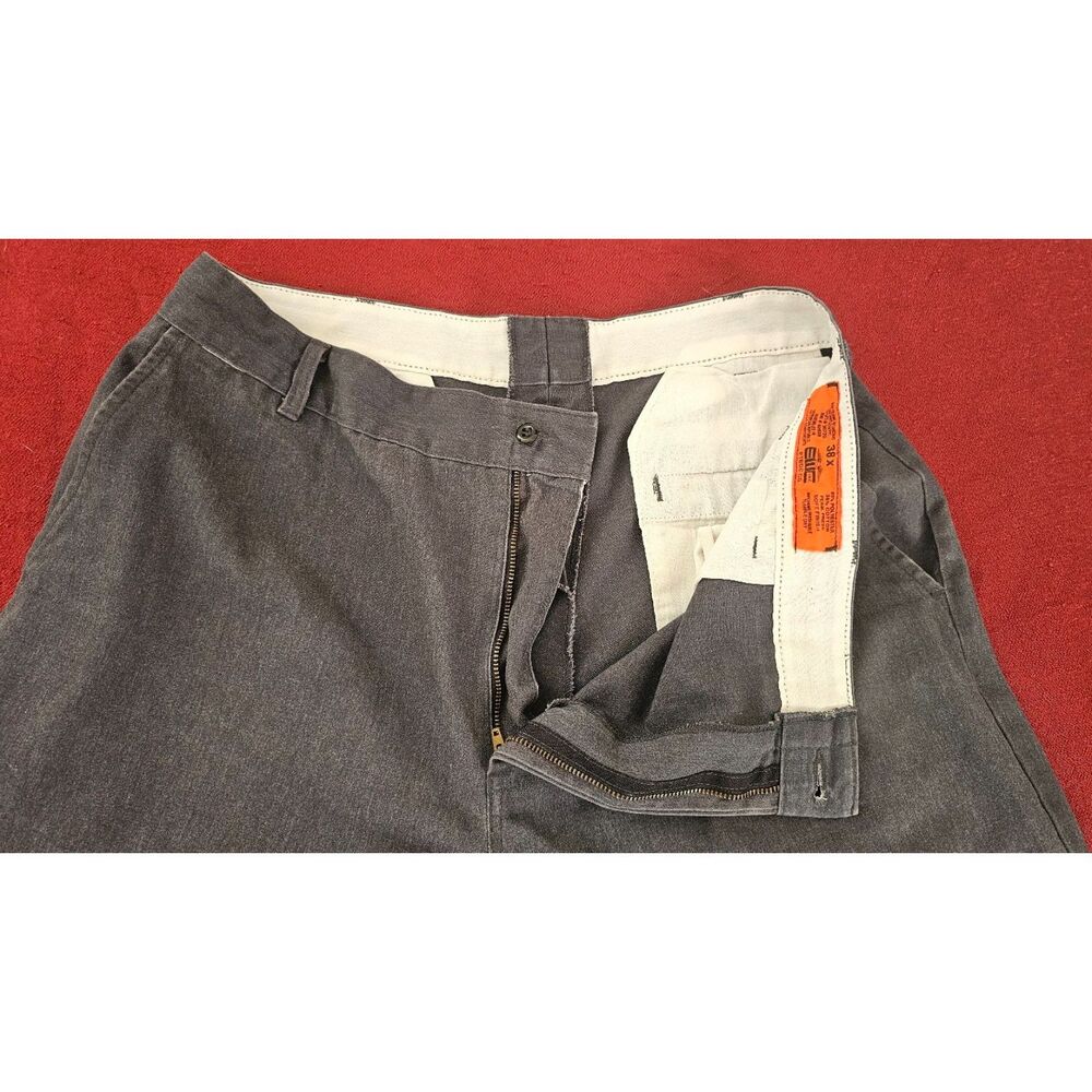 Vintage Y2K EWC Gray Industrial Workwear Pants Chinos Distressed Skater 38
